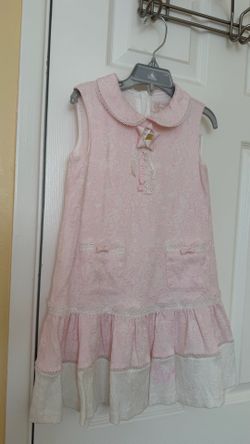 Girl’s Nicholas & Bears Pink Lace Dress size 6Y