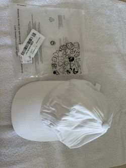 Solid Plain White  Baseball Cap