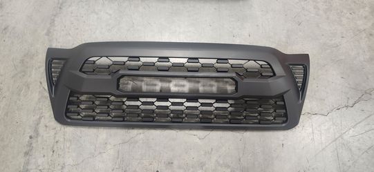 Matte Black Tacoma Front Grille