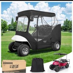 Golf cart enclosure cover...