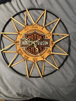 Original Harley Davidson Clock