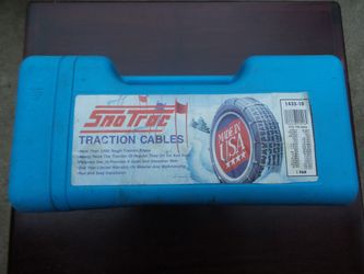 NEW SnoTrac Snow Tire Chains Cables Sz 13 14 15 16