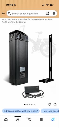 E bike lithium battery