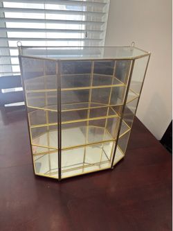 Glass display case