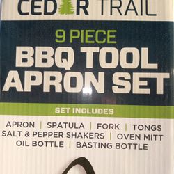 New barbecue set ...apron and utensils