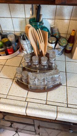 Vintage Spice Rack Kitchen Homeware