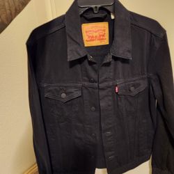 Levis Black Denim Jacket