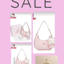 Beautiful Hello Kitty purse with charm