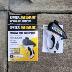 Central Pneumatic Abrasive Spot Blaster Gun