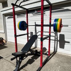 New Squat Rack And Bench Combo