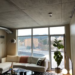 Article Midcentury Ivory Left Sectional