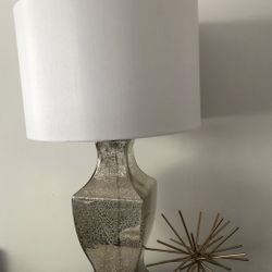 Silver Modern Lamp
