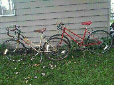 (2) vintage 10 speed bikes * 1970's