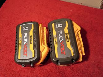 DeWalt Flex volt 9.0 batteryes $290