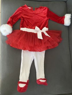 Christmas Santa's dress and tights