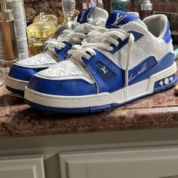 Blue And White Louis Vuitton #54 Shoes