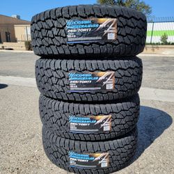 265 70 17 NEW TIRES TACOMA 4RUNNER TUNDRA SEQUOIA SILVERADO SUBURBAN AVALANCHE TAHOE SIERRA F150 RAM 