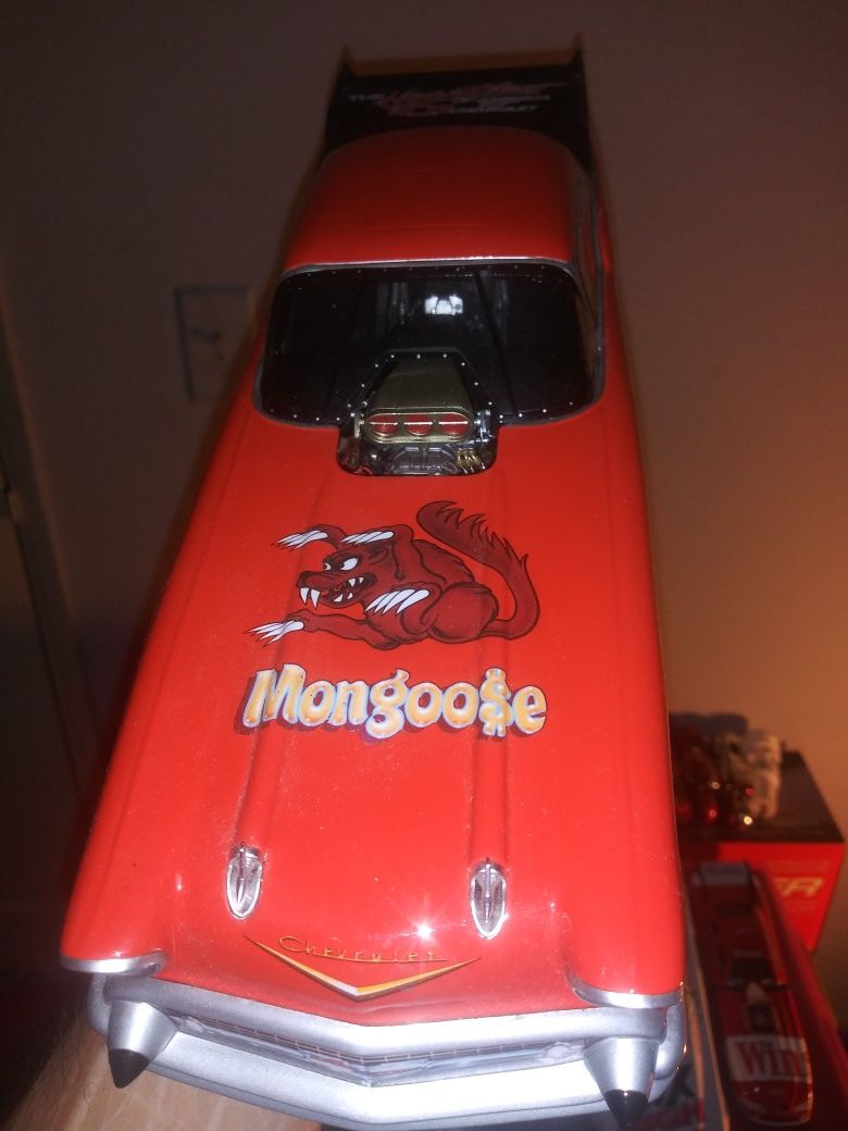 NHRA Tom MONGOOSE McEwen 1:16 MILESTONE Diecast NITRO Funny