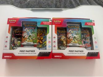 2 Pokemon TCG: First Partner Illustration Collection Series 2 Brand New Sealed