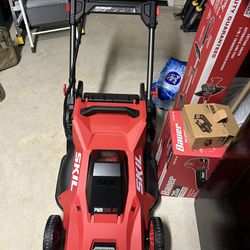 SKIL 40v Electric Mower Used Once