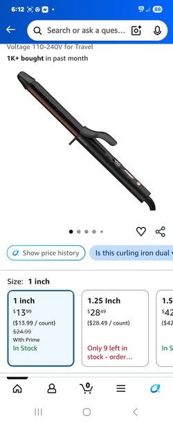 Annlary curling iron