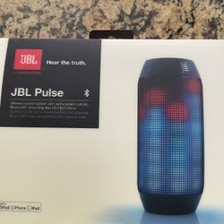 JBL Pluse Wireless sound system with rechargeable battery Bluetooth streaming and LED light show
