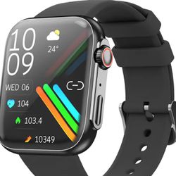 Smartwatch With Wireless 5.3 Call/Dial, IP67 Waterproof, 19 Sports Modes, Music Player, Pedometer For IPhone/Android - Perfect Birthday Gift For Men &