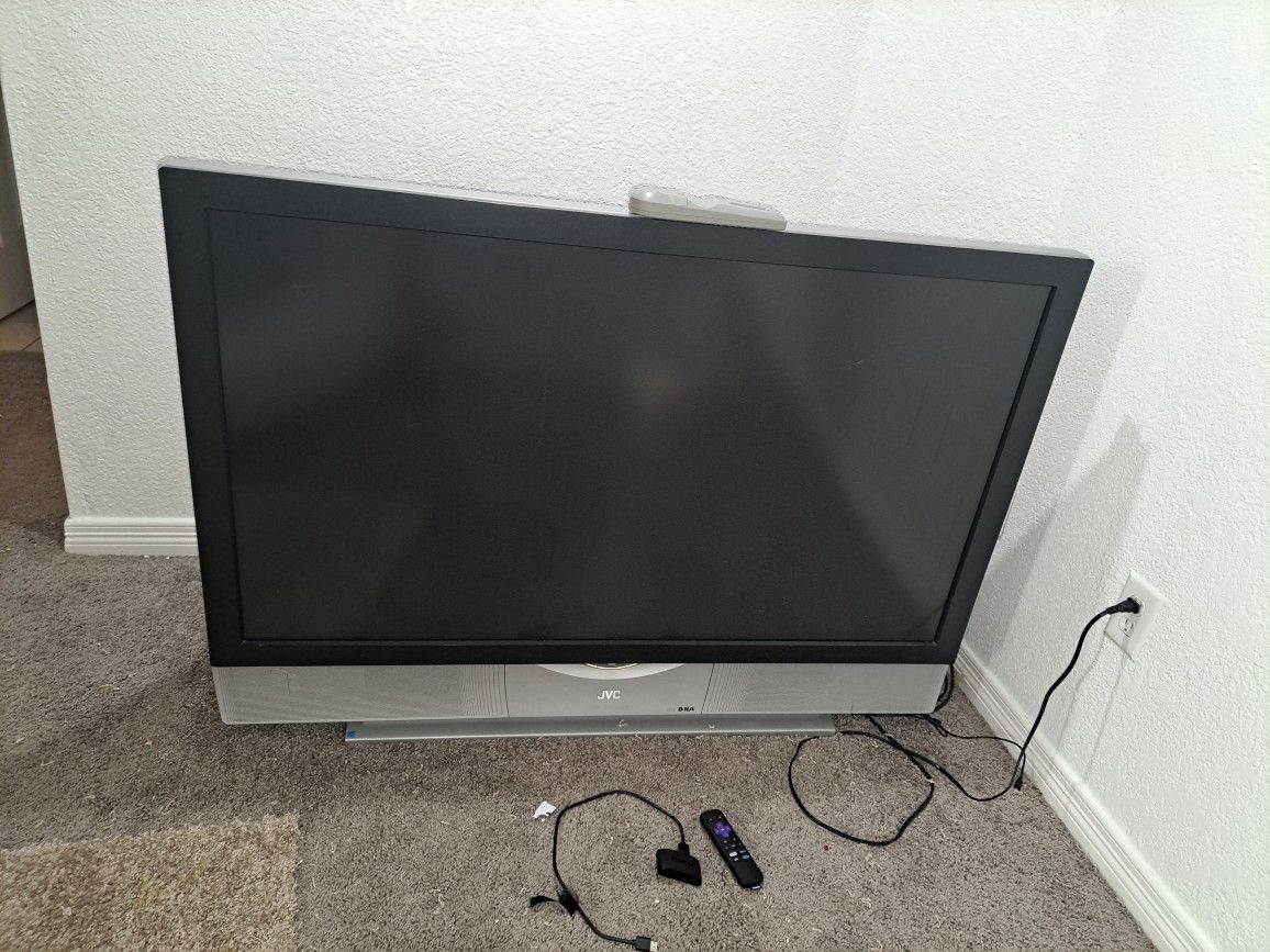 JVC Big Screen TV With Roku