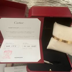 cartier love bracelet yellow gold 