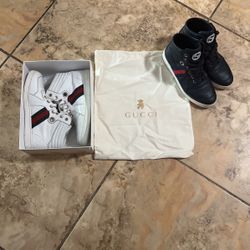 Gucci Signature High Leather Shoes Unisex