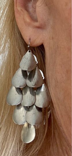 Silver Chandelier Drop Earrings