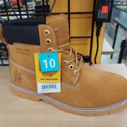 Rhino Men's Leather Work Boots Size 10!!! NEW 