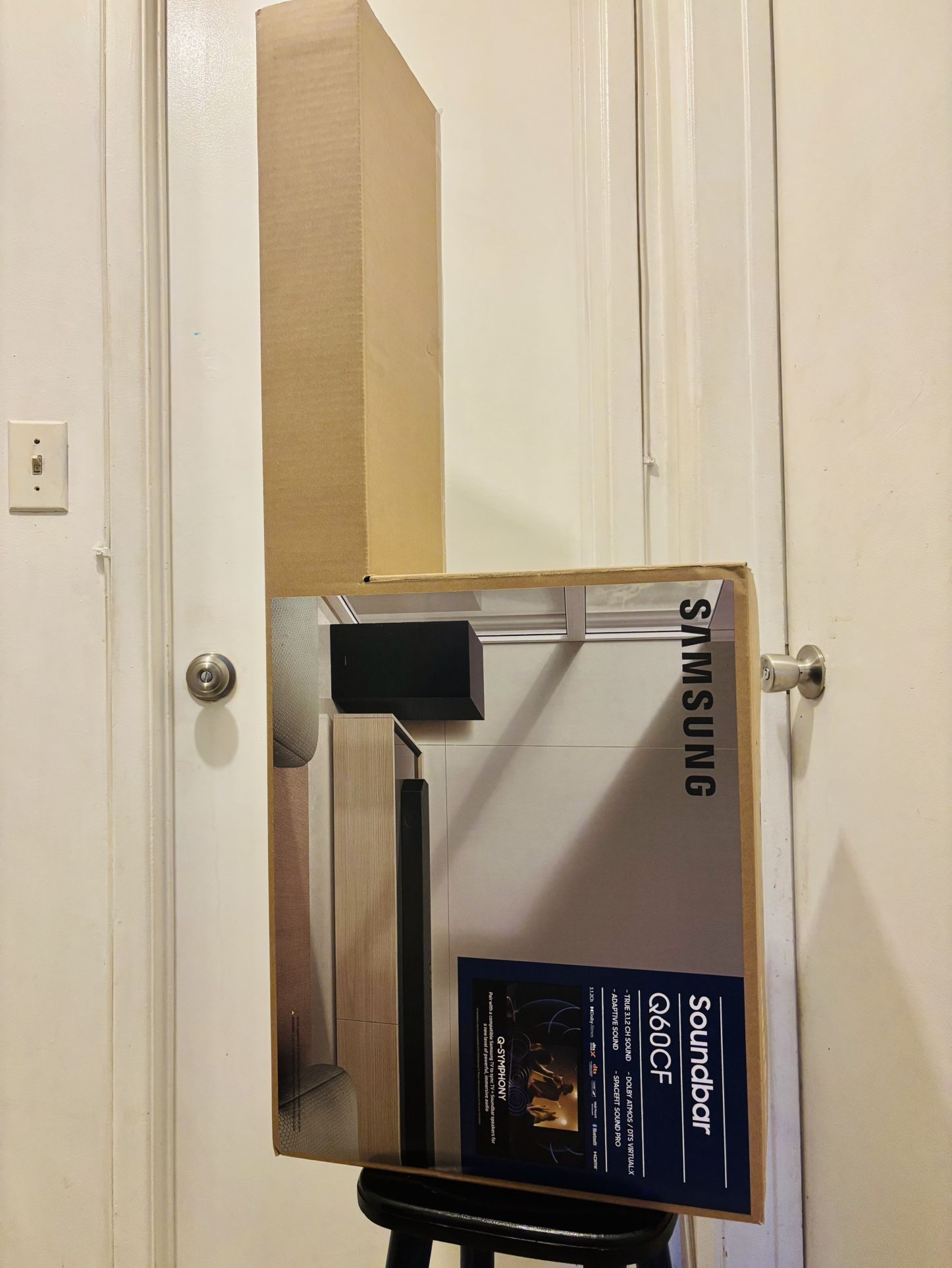 SAMSUNG β HW-Q60CF 3.1.2ch. Dolby Atmos Soundbar System w/ Wireless Subwoofer, Space Fit Sound Pro, Game Mode