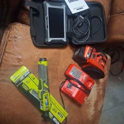 Milwaukee Sunder Ryobi Ratchet And Obd Scanner 