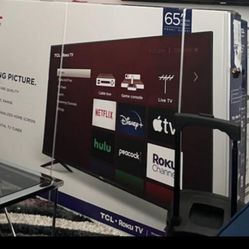 65" TCL ROKU TV