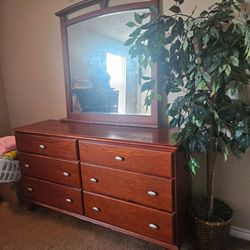 Wooden furniture set for bedroom.