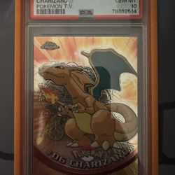 Charizard Topps Chrome PSA 10