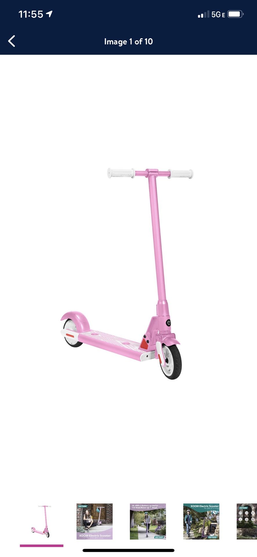 GOTRAX XOOM Electric Scooter with 6inch Wheels