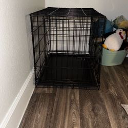 GENTLY USED 35” DOG CRATE