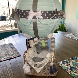 Baby Diaper Cake And Baby Basket