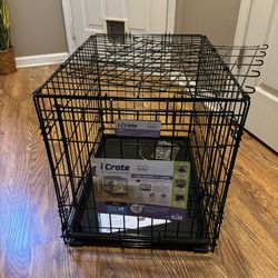 NEW 24" Small Midwest Dog Pet Foldable Metal Crate w/ Divider