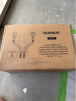 Brand New HUANUO Dual Monitor Mount & Desk Arm