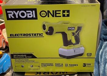 Ryobi one electrostatic sprayer New no battery need your own battery
