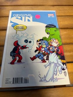 Original sin Skottie Young variant marvel comic book