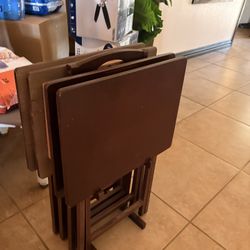 Portable Folding Table With Carrier 