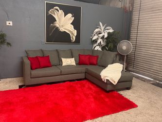 Nice Grey Sectional Sofa- Delivery Available