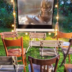 Projector Screen with Stand - Indoor and Outdoor 