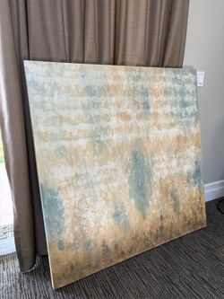 Oil painting 48X48 inches Z GALLERIE