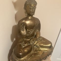 20” Brass Buddha Statue