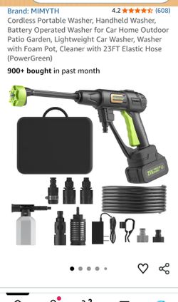 Cordless pressure washer